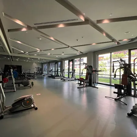 Hotel Secure Eclectic 1brs In Luxury W 2 Pools Gym Sauna Basketball Court Meeting Free Parking Concierge Close To Expo Center *