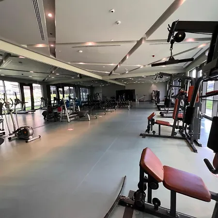 호텔 Secure Eclectic 1brs In Luxury W 2 Pools Gym Sauna Basketball Court Meeting Free Parking Concierge Close To Expo Center 이스탄불