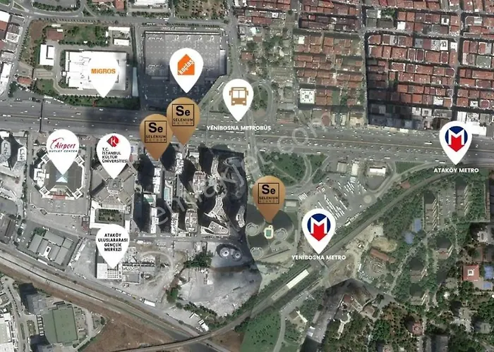 Secure Eclectic 1brs In Luxury W 2 Pools Gym Sauna Basketball Court Meeting Free Parking Concierge Close To Expo Center * Istanbul