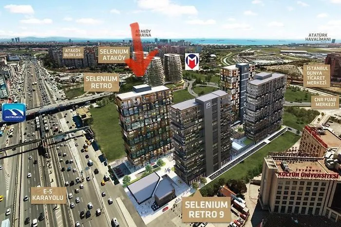 Hotel Secure Eclectic 1brs In Luxury W 2 Pools Gym Sauna Basketball Court Meeting Free Parking Concierge Close To Expo Center Istanbul