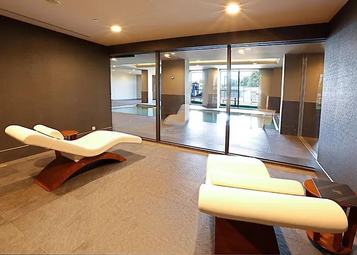 Secure Eclectic 1brs In Luxury W 2 Pools Gym Sauna Basketball Court Meeting Free Parking Concierge Close To Expo Center Hotel Istanbul